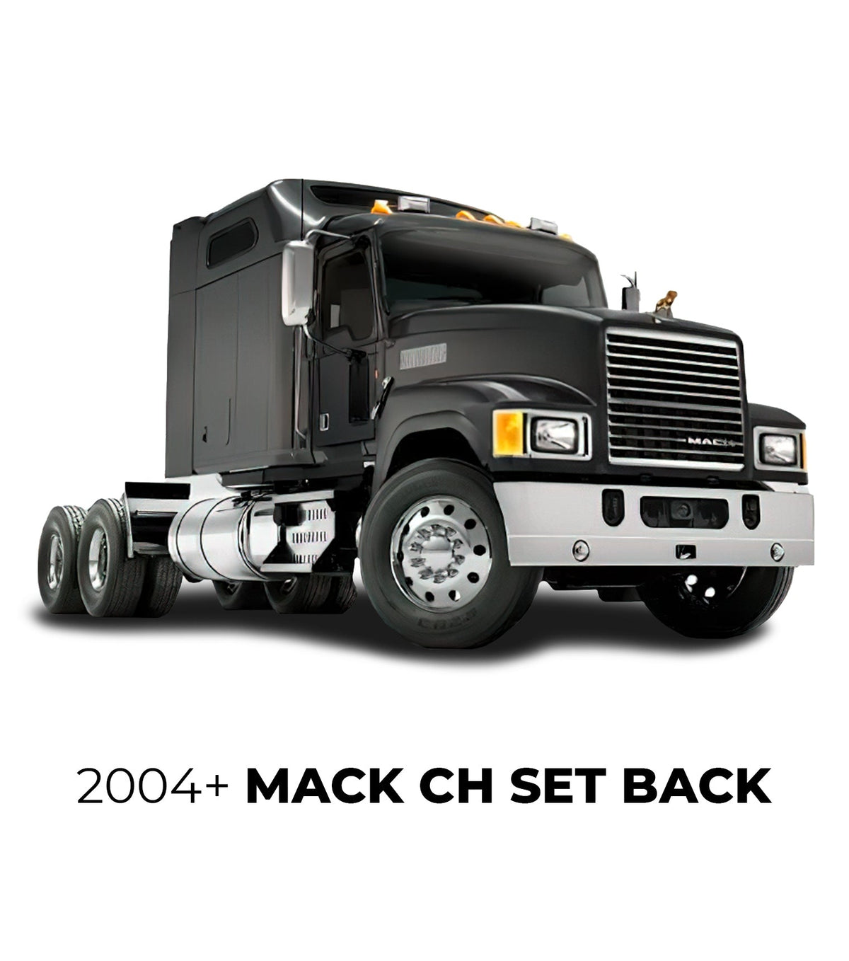 Brackets XG-04MC Fits Deer Guard 2004+ Mack CH Set Back