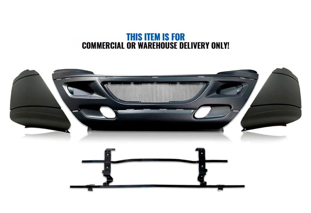 Bumper Plastic Set w/ Bracket 2008-2015 International Prostar