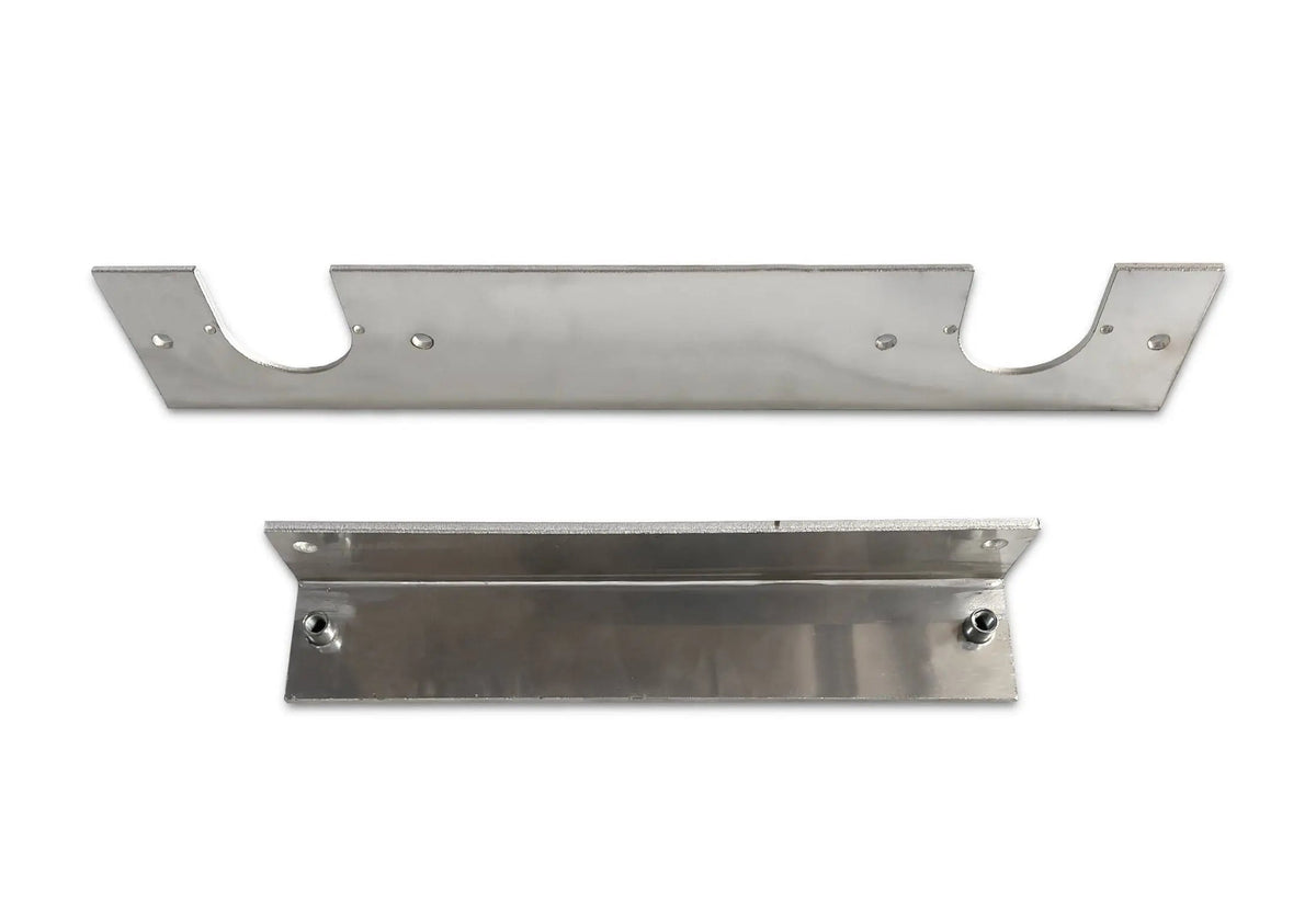 Cab Skirt/Side Fairing and Aluminum Tool Box with Brackets Left Side For Peterbilt 377 - 