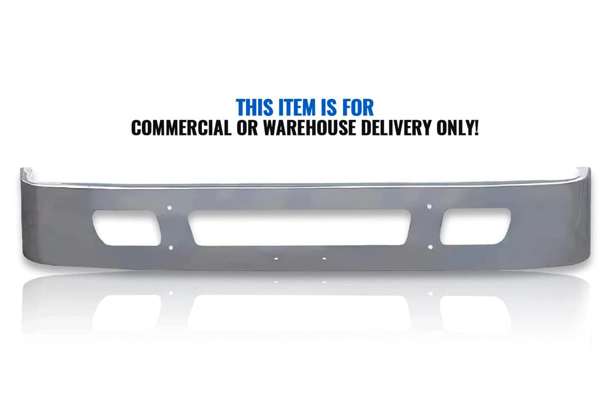 Bumper 13" With Fog Light Holes Chrome International Workstar