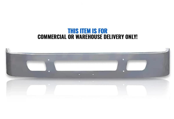 Bumper 13" With Fog Light Holes Chrome International Workstar