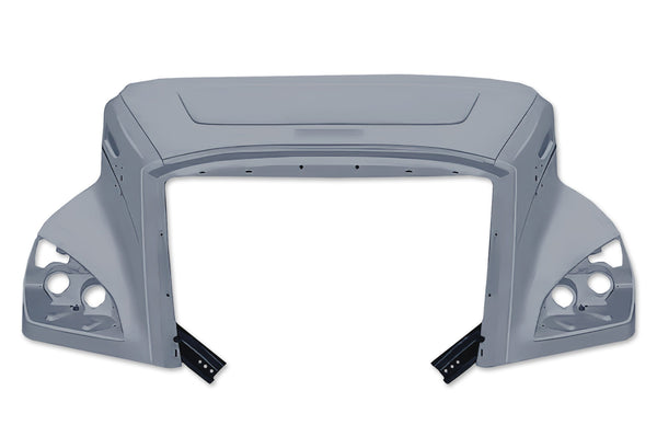 Hood Shell Fiberglass With Grille and Side Hood Vent 2018+ Freightliner Cascadia