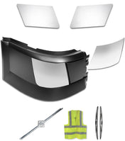 Bumper Corner No Fog Hole w/Chrome Trims Passenger 2004-2015 Volvo VNL