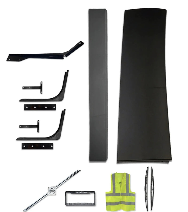 Lower Behind Cab Fairing With Extension and Brackets Passenger 2004-2017 Volvo VNL