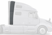 Upper and Lower Wind Cab Cabin Fairings Passenger 2018-2024 Volvo VNL