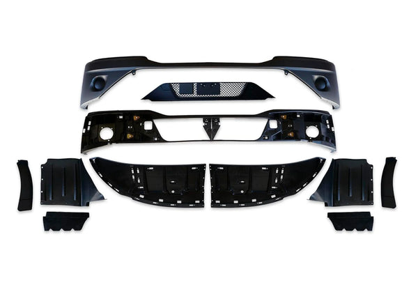 Bumper without Fog Hole Black Plastic 13 Pcs 2022+ Kenworth T680