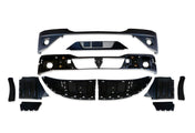 Bumper with Fog Hole Black Plastic 13 Pcs 2022+ Kenworth T680
