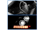 Headlights Full LED Black Set 2004-2017 Volvo VNL VNX VT