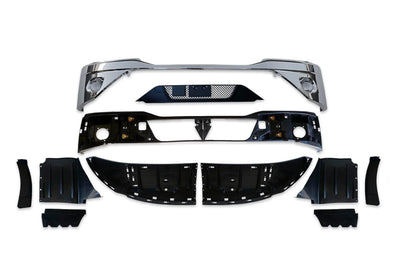 Bumper without Fog Hole Chrome 13 Pcs 2022+ Kenworth T680