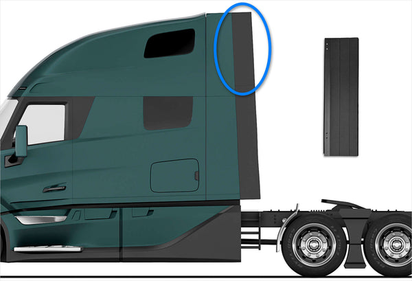 Cabin Fairing Upper Air Deflector Extension Driver 2025 2026 Volvo VNL New