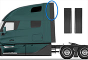 Cabin Fairing Upper Air Deflector Extensions Set 2025 2026 Volvo VNL New