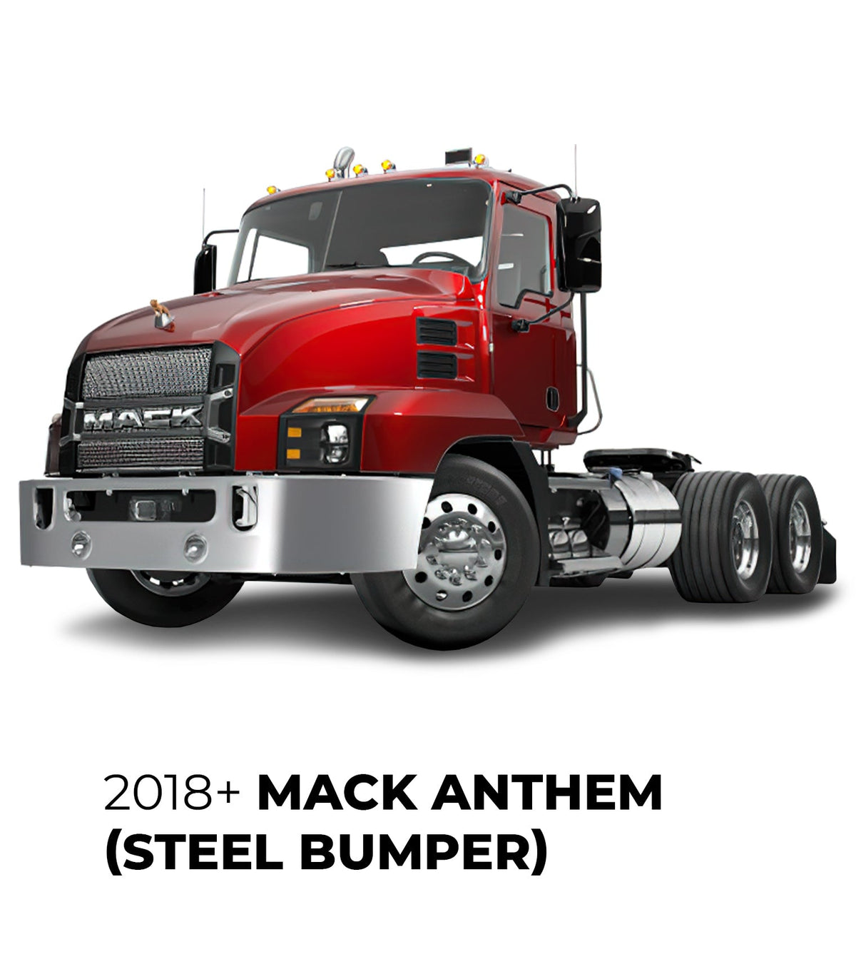 Brackets XG-18MA Fits Deer Guard 2018+ Mack Anthem (Steel Bumper)