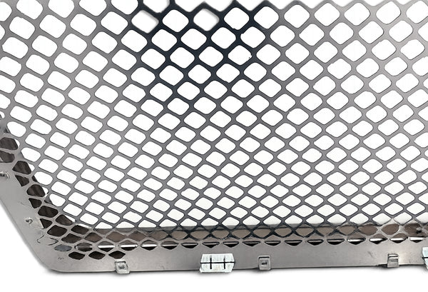 Chrome Front Grille with Stainless Steel Mesh 2021+ Compatible with Kenworth T180 T280 T380 T480