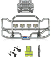 Front Grille Bumper Guard Large Chrome Peterbilt 384