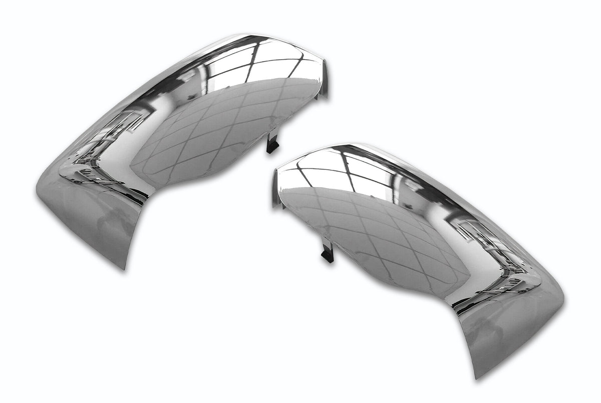 Hood Mirror Covers Chrome Set 2010-2017 Peterbilt 579