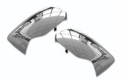 Hood Mirror Covers Chrome Set 2010-2017 Peterbilt 579