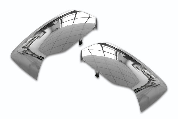 Hood Mirror Covers Chrome Set 2010-2017 Peterbilt 579