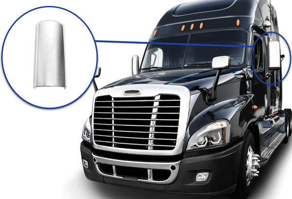 Door Mirror Cover Chrome Driver 2008-2016 Freightliner Cascadia 125 113