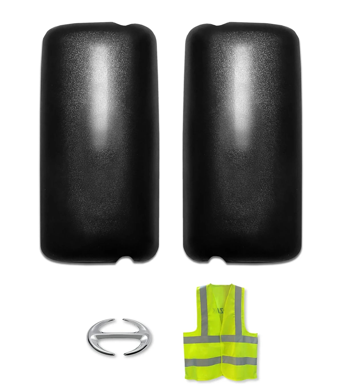 Mirror Back Covers Black Set 2008-2021 Hino 238 258 268 338