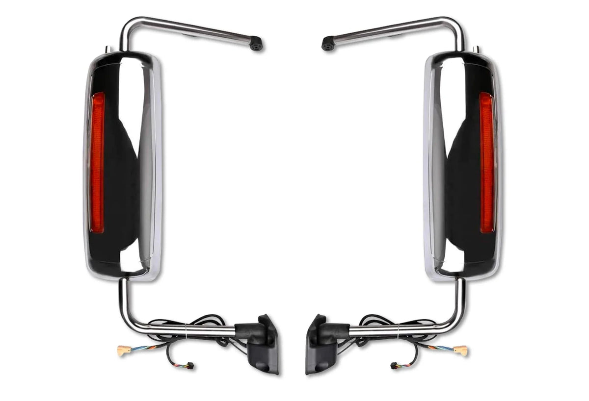 Door Side Mirrors Power Heated Set 2002-2018 International Prostar Lonestar