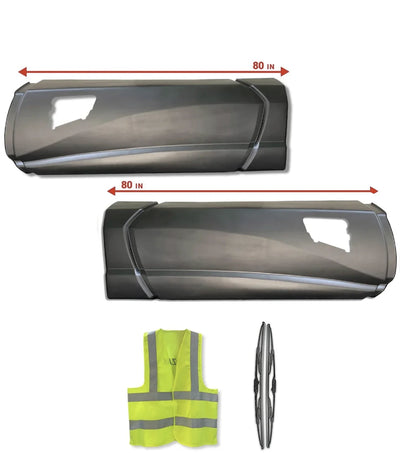 Fairing Skirt Panels 80" w/tube Set 2013-2021 Kenworth T680