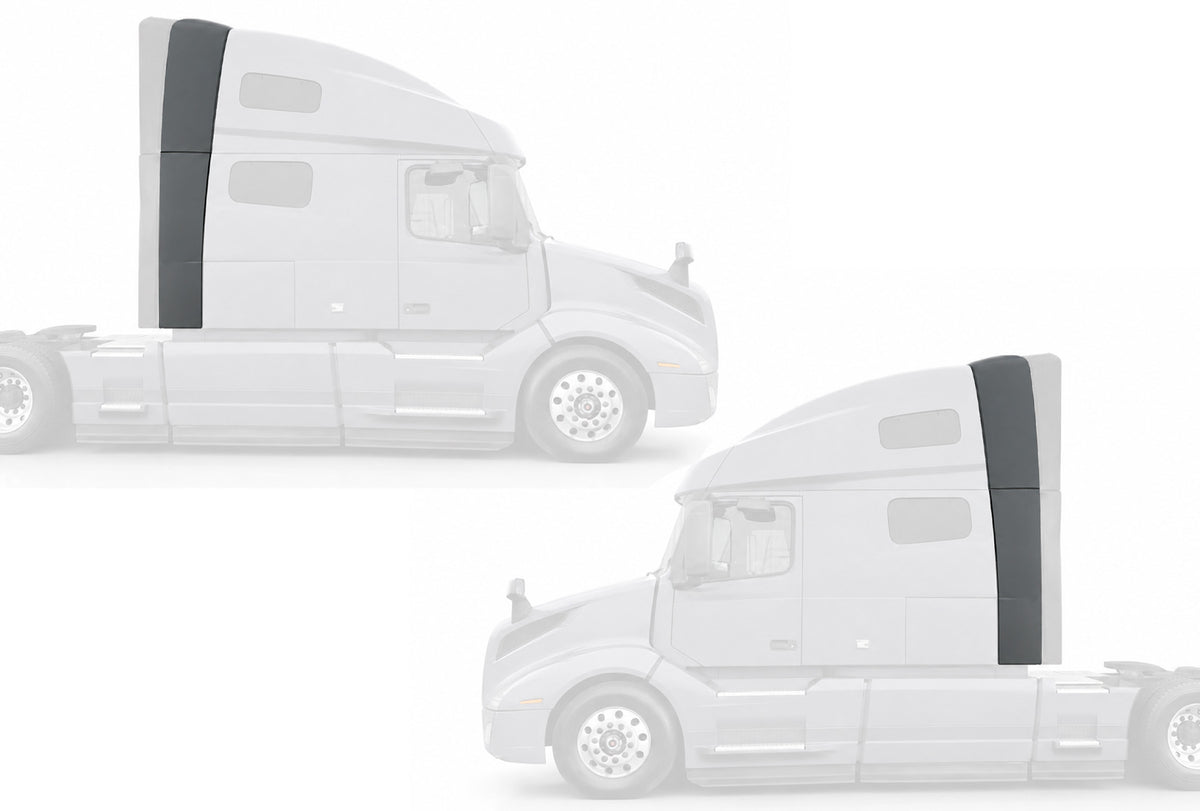 Upper and Lower Wind Cab Cabin Fairings Set 2018-2024 Volvo VNL