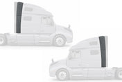 Upper and Lower Wind Cab Cabin Fairings Set 2018-2024 Volvo VNL