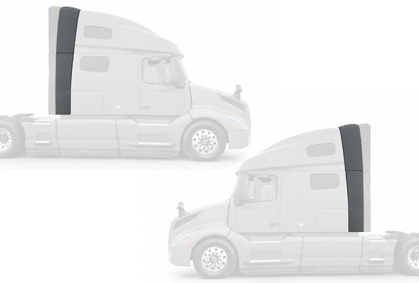 Upper and Lower Wind Cab Cabin Fairings Set 2018-2024 Volvo VNL