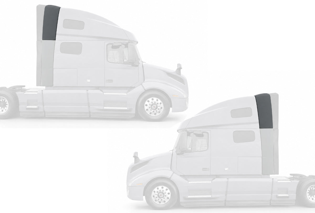 Upper Wind Cab Cabin Fairings Set 2018-2024 Volvo VNL