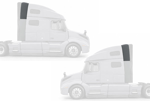 Upper Wind Cab Cabin Fairings Set 2018-2024 Volvo VNL