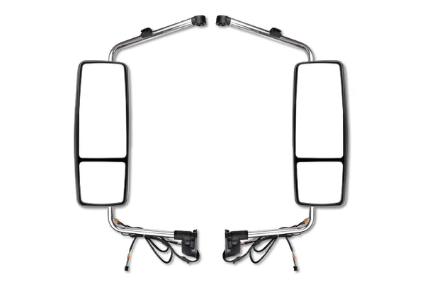 Door Side Mirrors Power Heated Set 2002-2018 International Prostar Lonestar