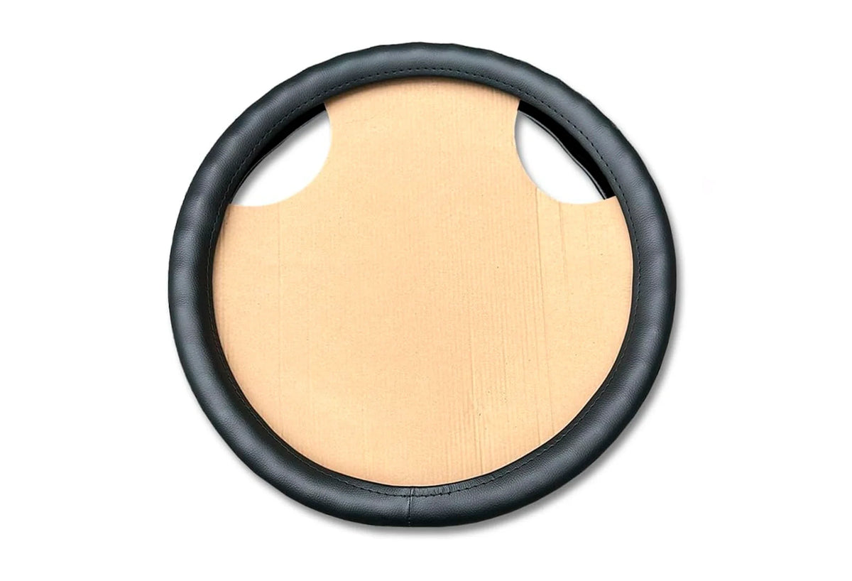 Steering Wheel Cover 18 in Black Universal Fit