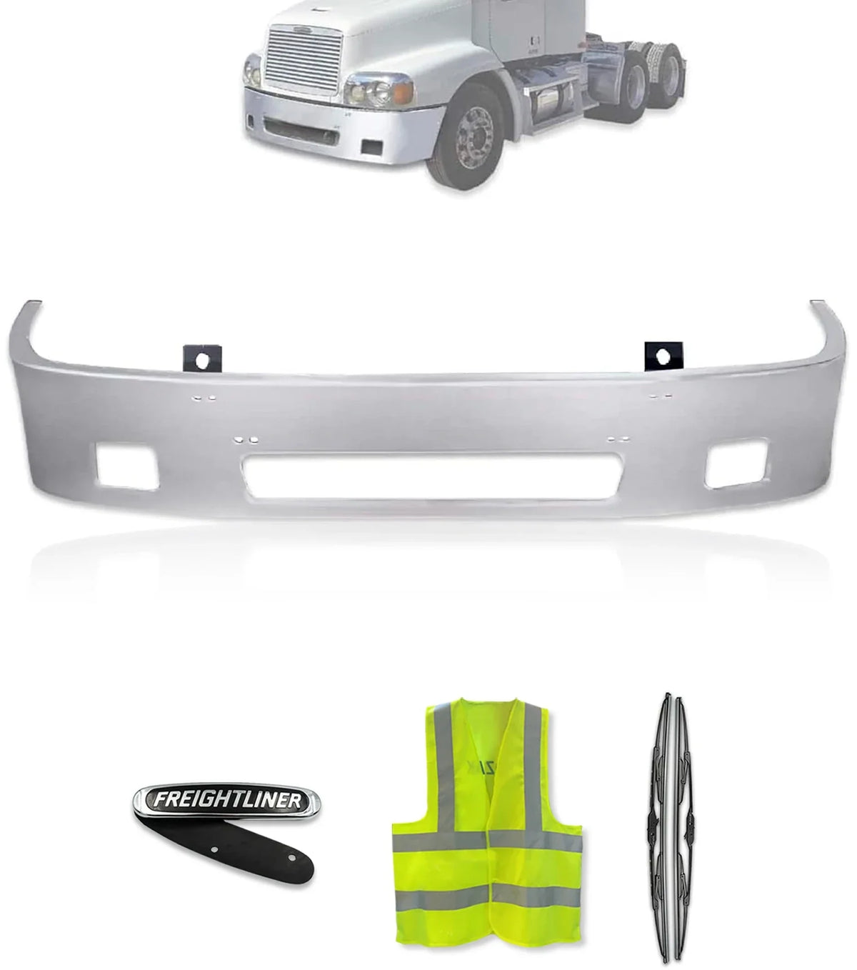 18" Bumper Chrome 1994-2004 Freightliner Century