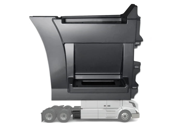 Rear Step Side Fairing Pane with steps Passenger 29" 2004-2017 Volvo VNL