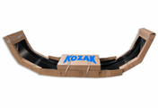 Bumper Stationary Black Steel 2006-2015 International Prostar