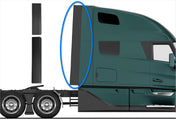 Cabin Fairing Upper & Lower Air Deflector Extensions Passenger 2025 2026 Volvo VNL New