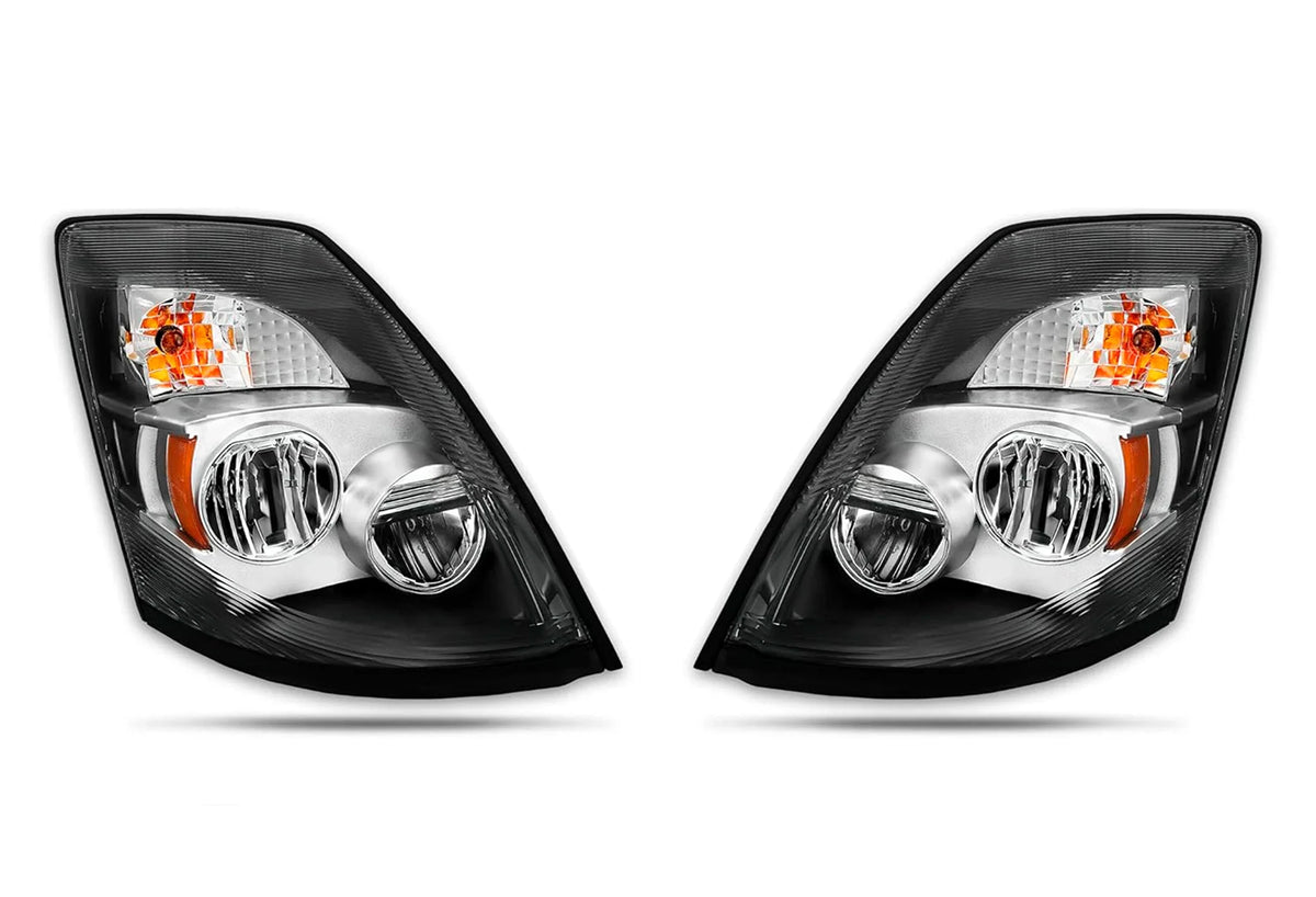 Headlights Full LED Pair 2004-2017 Volvo VNL VT