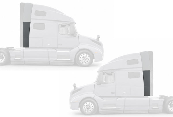 Lower Wind Cab Cabin Fairings Set 2018-2024 Volvo VNL