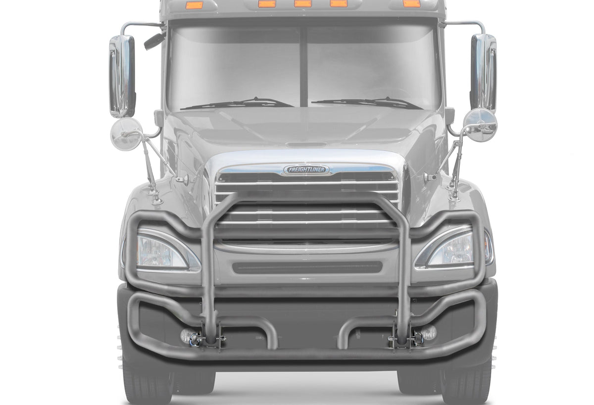 Front Grey Grille Guard Large Freightliner Columbia