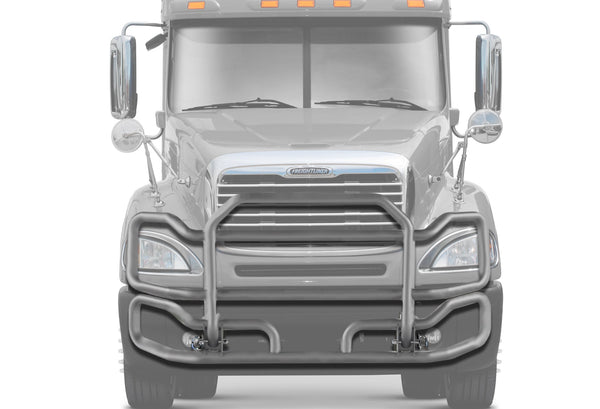 Front Grey Grille Guard Large Freightliner Columbia