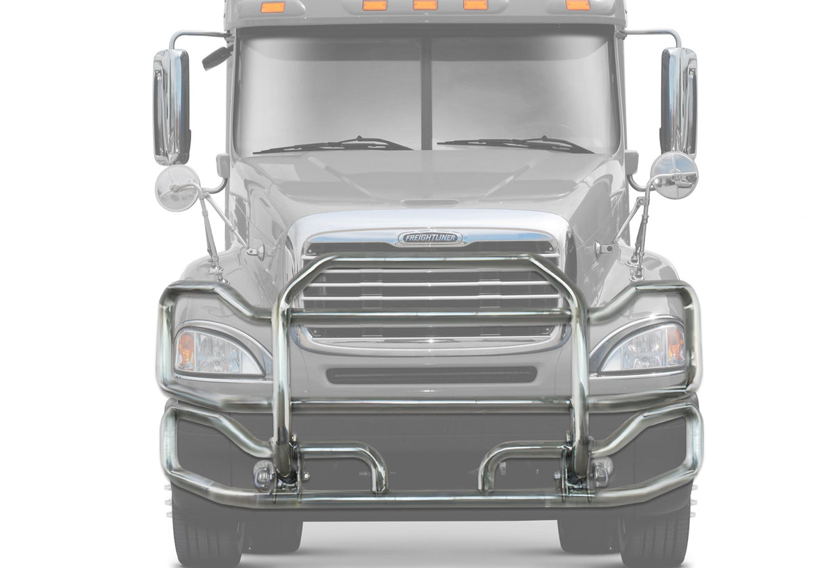 Front Grille Guard Large Chrome Freightliner Columbia