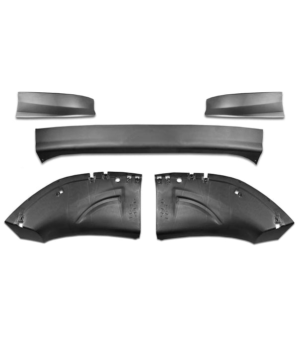 Bumper Extension Center & Extensions w/Air Dam Bumper Covers Full Set 2022+ Peterbilt 579