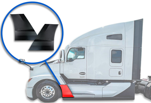 Front Fairing Fenders - Sail Panels Set 2022+ Kenworth T680