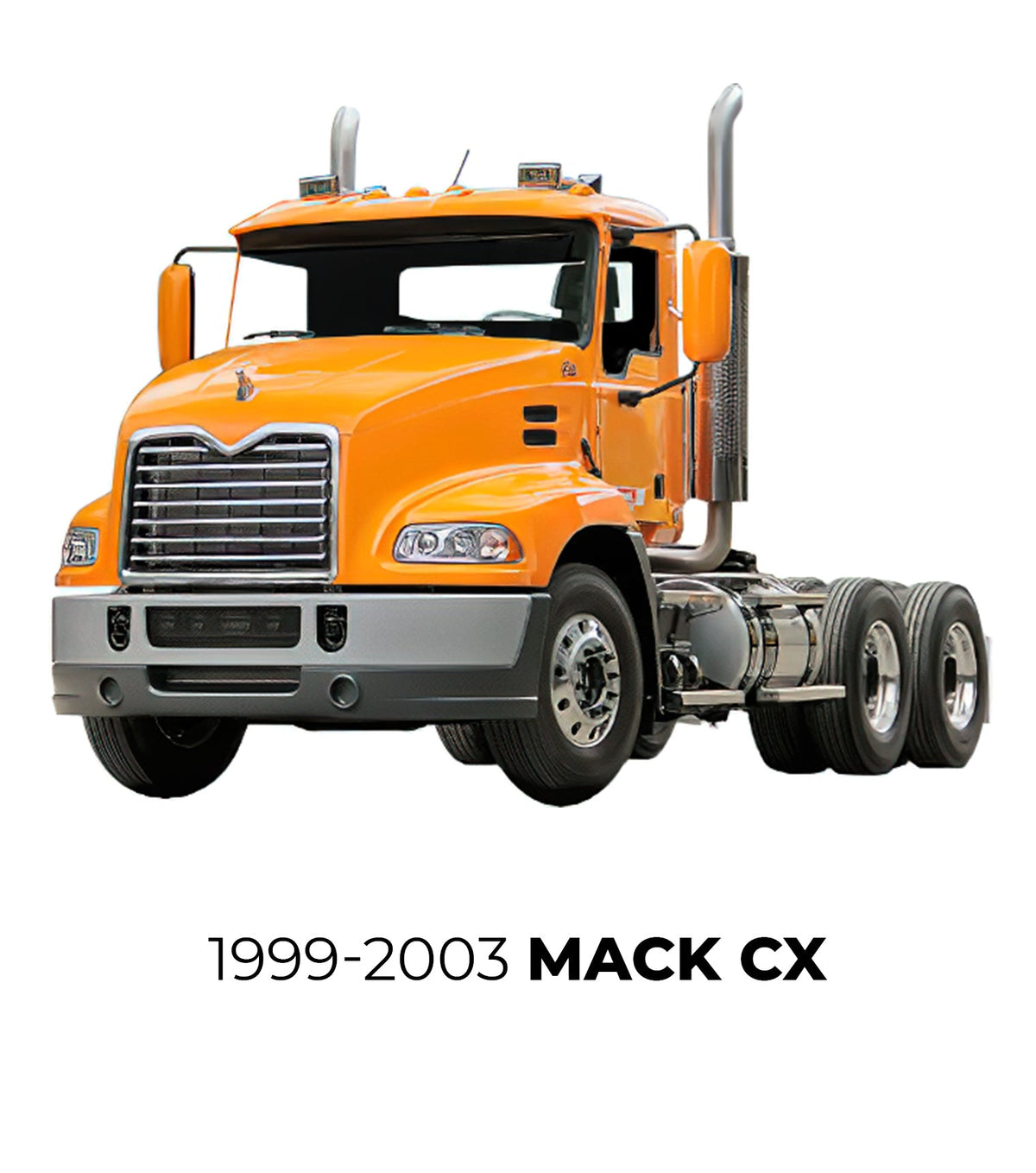 Brackets XG-99MC Fits Deer Guard 1999-2003 Mack CX, Mack CH Set Back