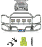 Front Grille Guard Large Chrome Kenworth T440