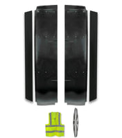 Bottom Lower Wind Fairing Cab Extenders Plastic with Extensions Set International LT625