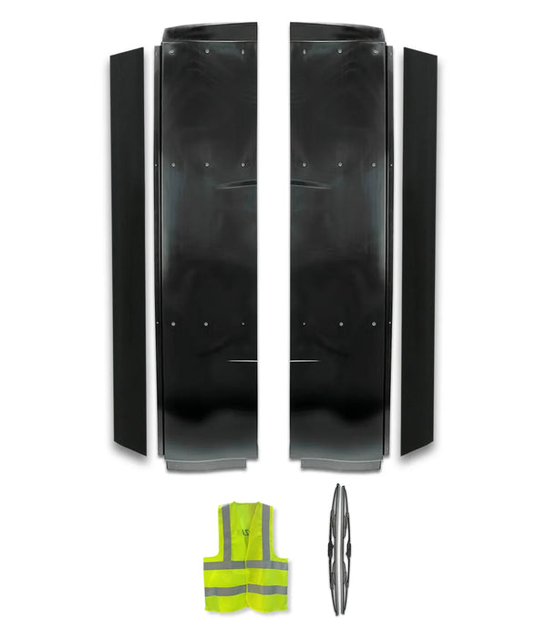 Bottom Lower Wind Fairing Cab Extenders Plastic with Extensions Set International LT625