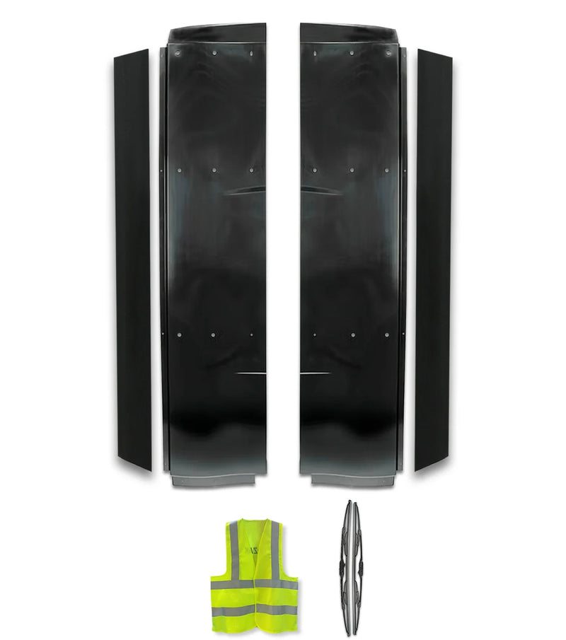 Bottom Lower Wind Fairing Cab Extenders Plastic with Extensions Set International LT625