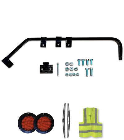 Black Angled Mud Flap Hanger Bracket