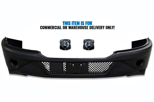Complete Plastic Bumper w/ Hole 18 Pcs with Led Fog Set 2022+ Kenworth T680 Next Gen